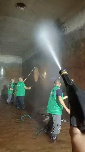 朔州学校蓄水池清洗消毒